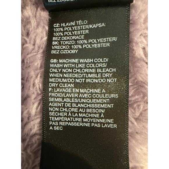 The North Face Plush Fleece Pullover XS Lavender Purple 1/4 Zip Jacket NF0A3YSP - Picture 8 of 11